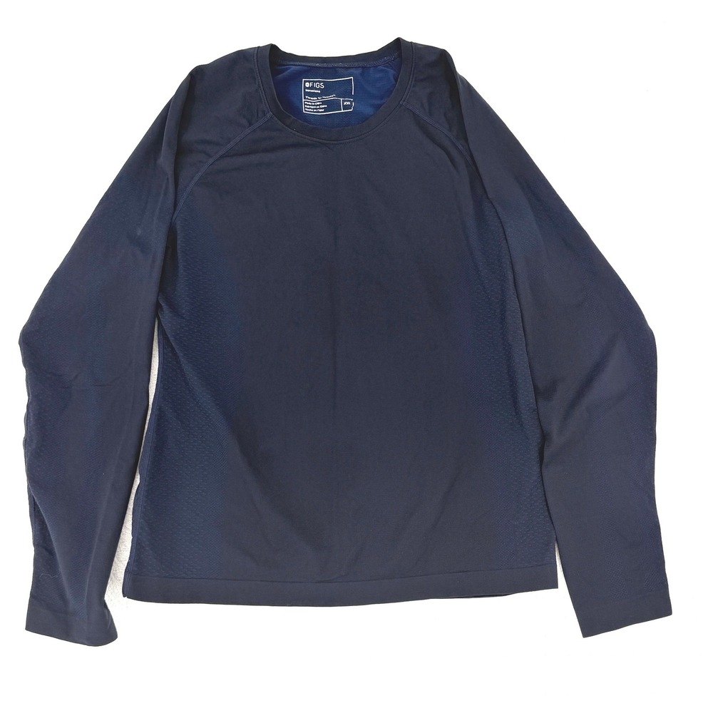FIGS Mens 2XL Black Seamless Threads Long Sleeve Underscrub Top Bundle - Picture 2 of 5